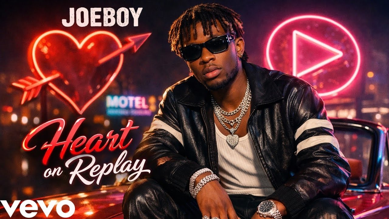Joeboy - “Heart on Replay” -(Official Lyrics Music Video 2026)