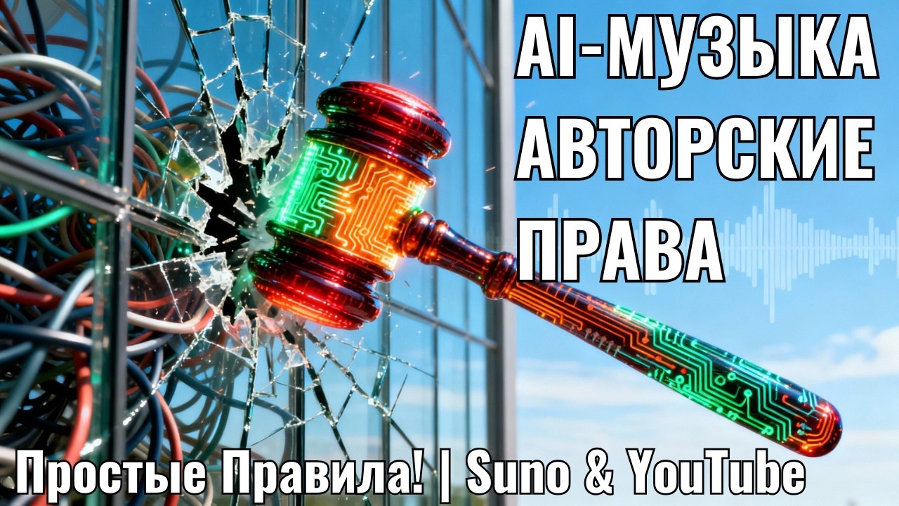 AI-музыка и авторские права: Простые правила для Suno, YouTube и бизнеса | Полный гайд