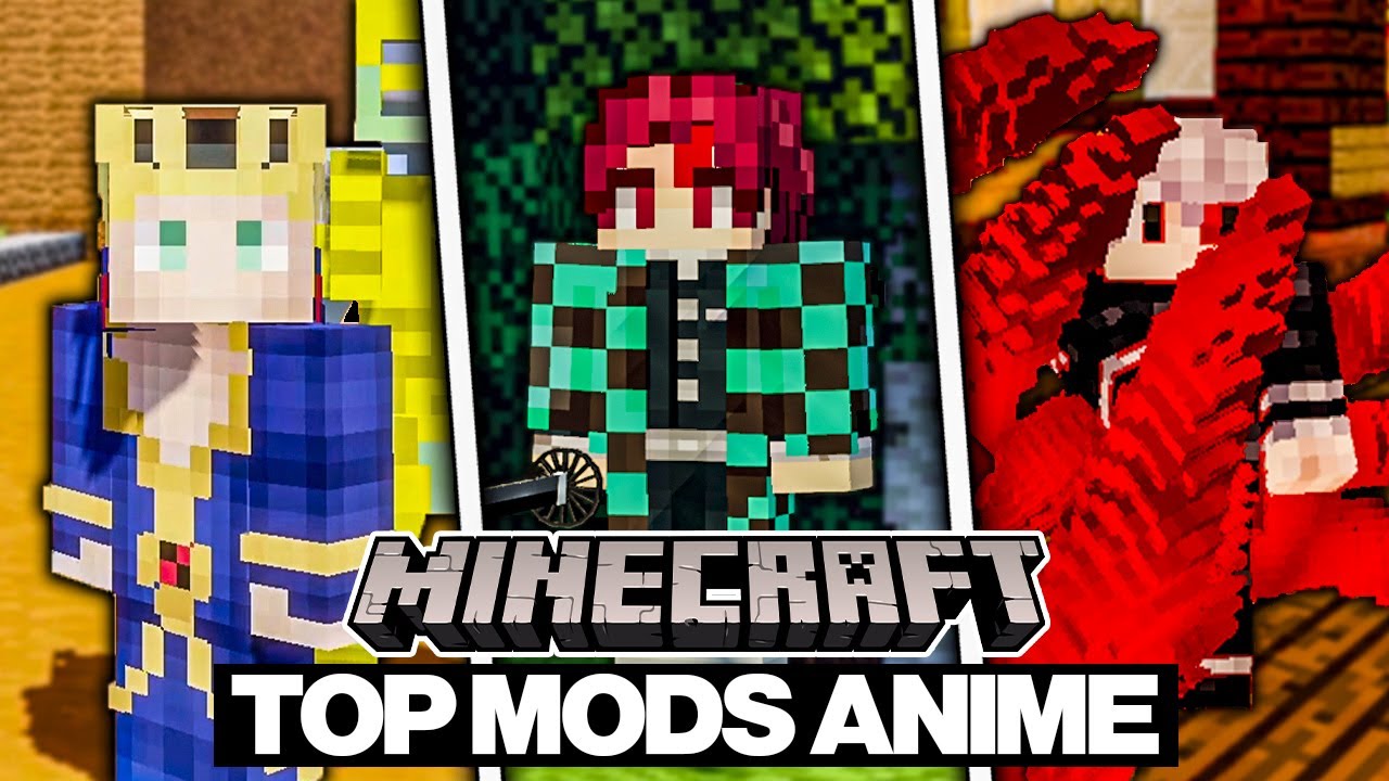Top 5 Mods de Anime para Minecraft 😲🉐🈺 #3 c/TheKalo