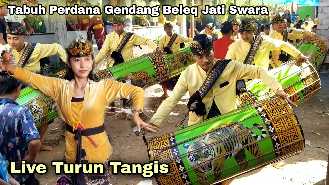 Tabuh Pendatang Pertama Gendang Beleq Jati Swara Gunung Amuk saat masuk Turun Tangis  | Lombok