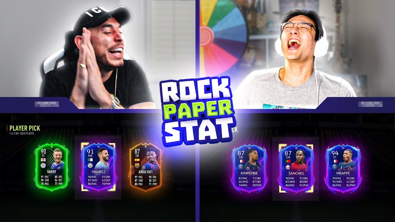PLAYER PICKS ARE CRACKED!!! EPIC PLAYER PICK ONLY Rock Paper Stat vs @Itsitsjames!!!