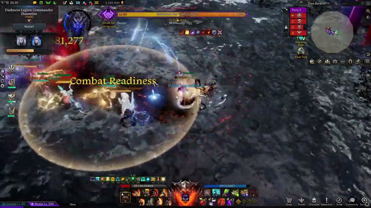 Lost Ark Thaemine Gate 4 - Mayhem Berserker 43m DPS