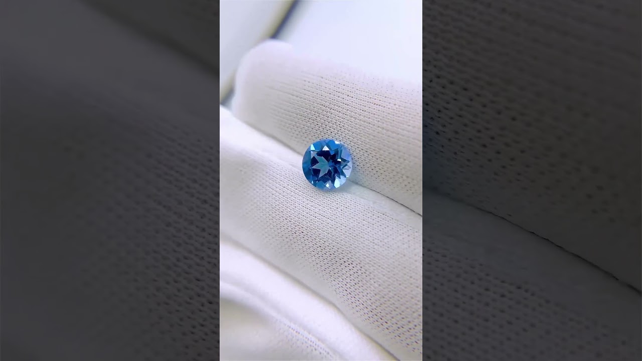 Swiss Blue Topaz 💙✨ Available now on the website! (link in comments)