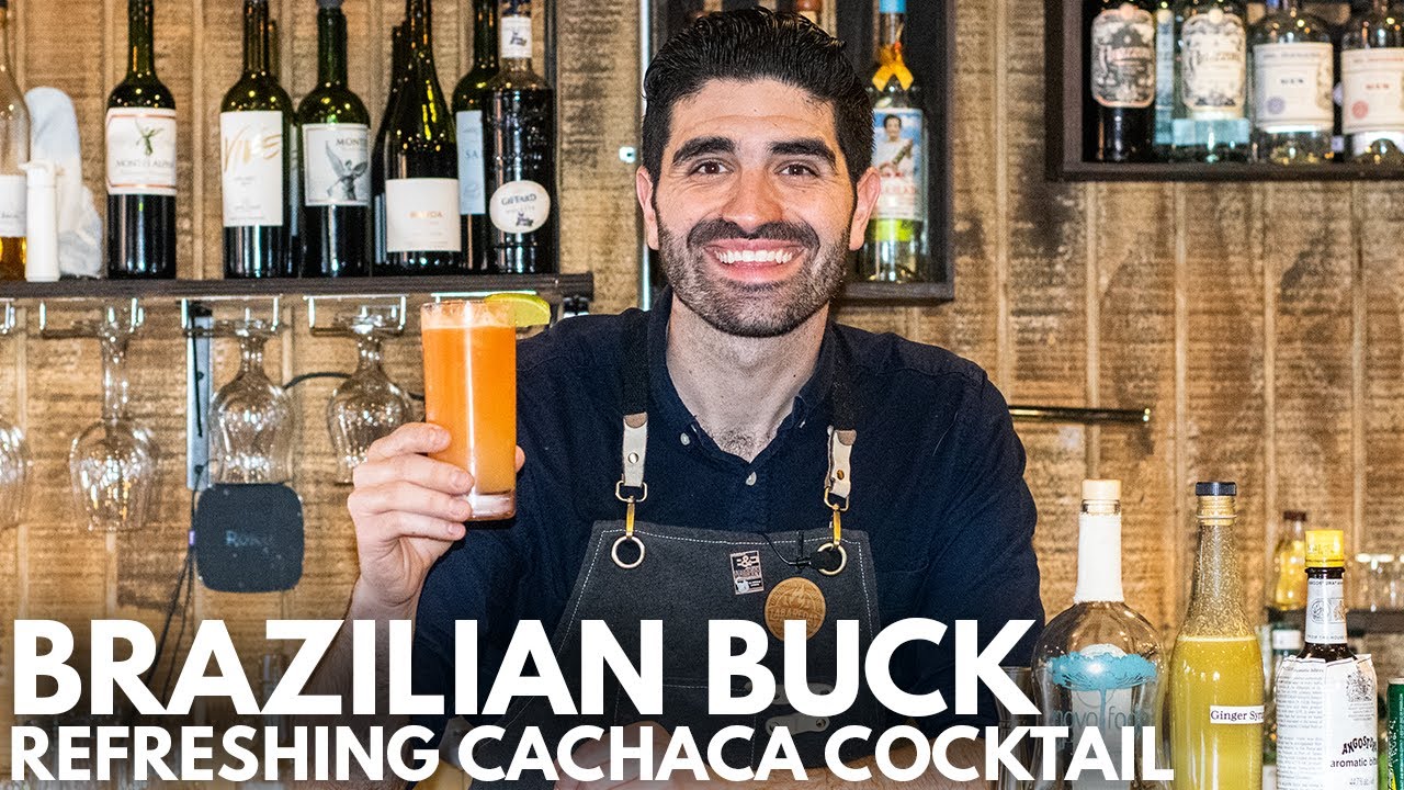 Brazilian Buck | A Refreshing Ginger Cacha&ccedil;a Cocktail