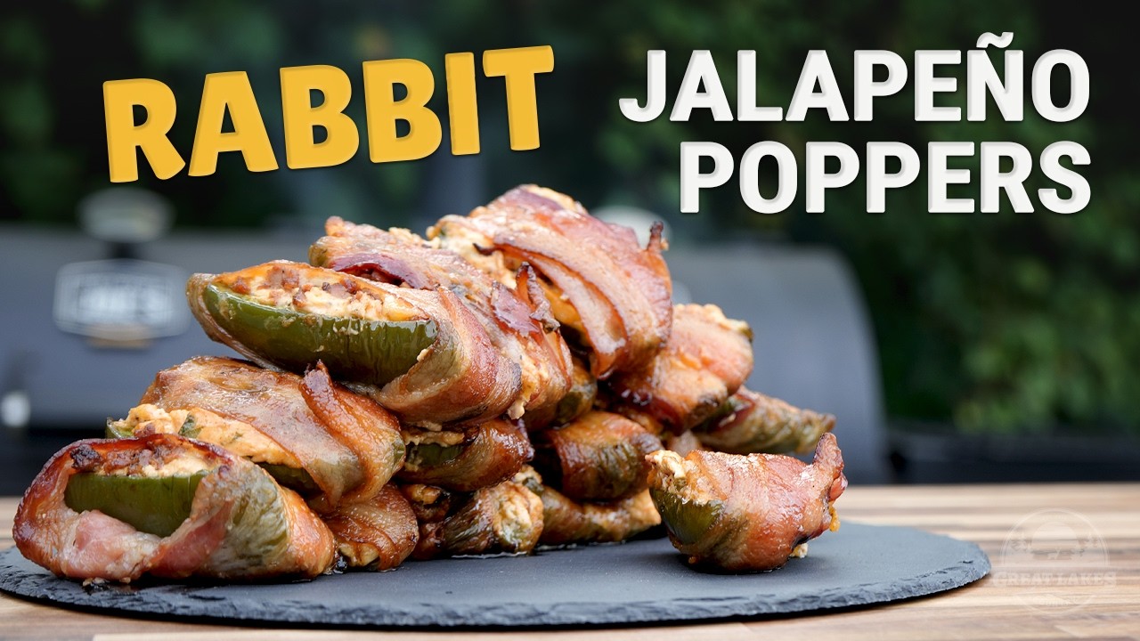 Smoked Wild Rabbit Jalapeno Poppers!