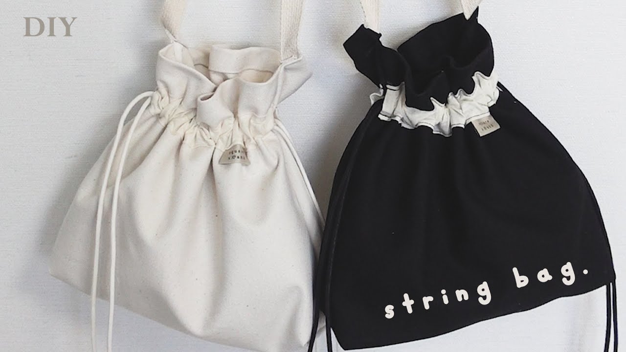 как сделать авоську / поперечную сумку, тканевую сумку, учебник по шитью завязок