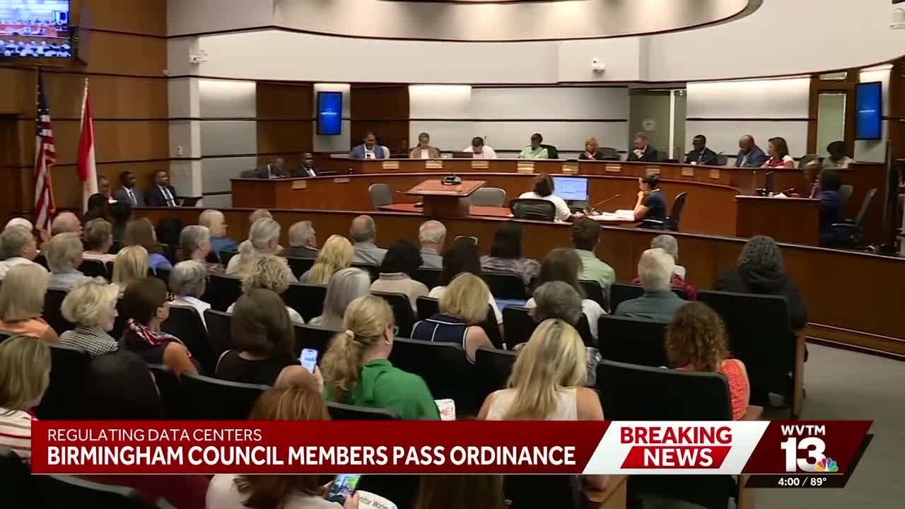 Birmingham passes data center ordinance after hour-long public hearing
