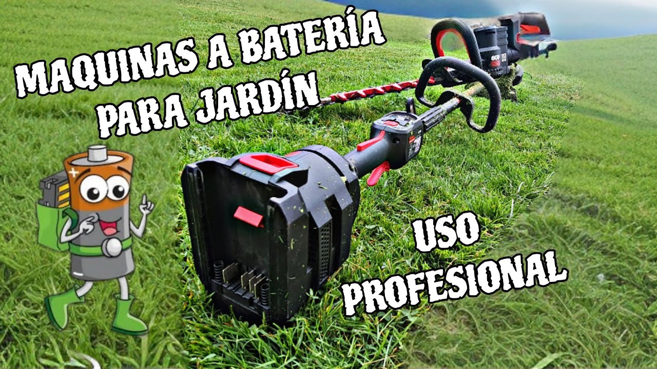 MAQUINAS A BATERÍA PARA JARDÍN | USO PROFESIONAL 💚🔋