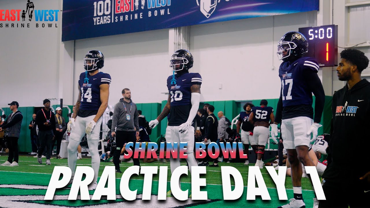 COLORADO WR'S TAKE OVER EAST-WEST SHRINE BOWL PRACTICE DAY 1👀 FT. SHEDUER SANDERS | 2025 NFL DRAFT