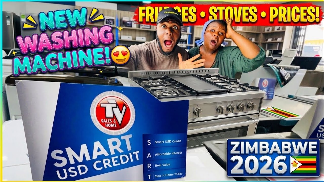 WE BOUGHT A NEW WASHING MACHINE! 😍 Plus (PRICES)of Fridges, Stoves & More in Zimbabwe 🇿🇼