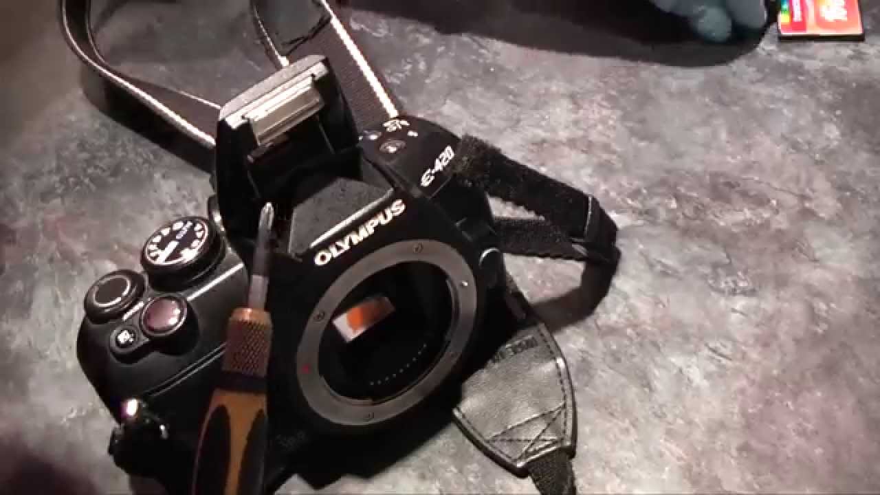 Olympus E-420 selector switch clean