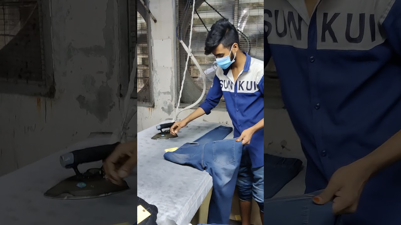 How To Jeans Iron? Men's Denim Pant Ironing Process, We Are Denim Manufacturer From Bangladesh
