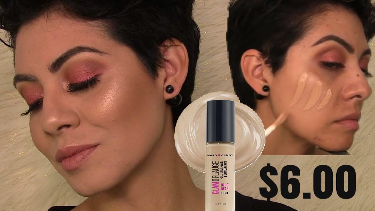 LA MEJOR BASE DE MAQUILLAJE CON MEJOR COBERTURA SOLO POR $6 / HARD CANDY GLAMOFLAUGE FOUNDATION