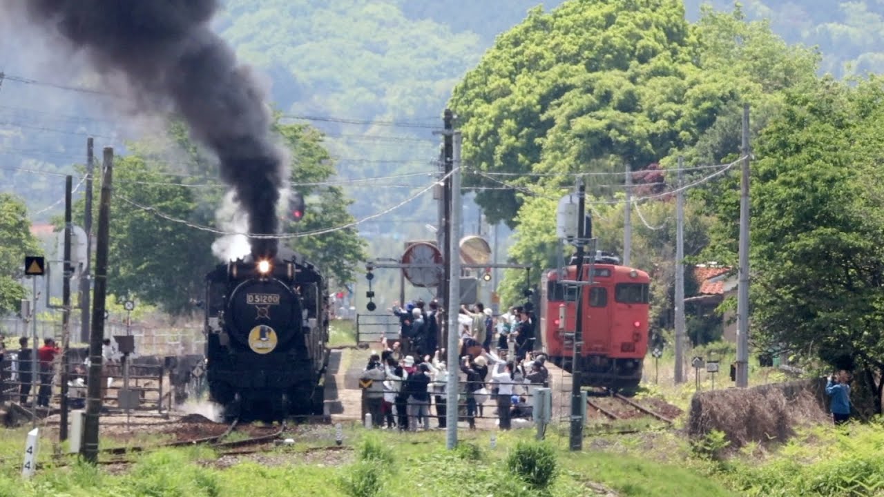 SLやまぐち号(D51) 2024 地福駅→鍋倉駅  - 地福駅 -