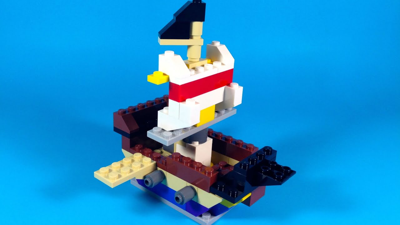 How To Build Lego PIRATE SHIP  - 10681 LEGO® Creative Building Cube Creations