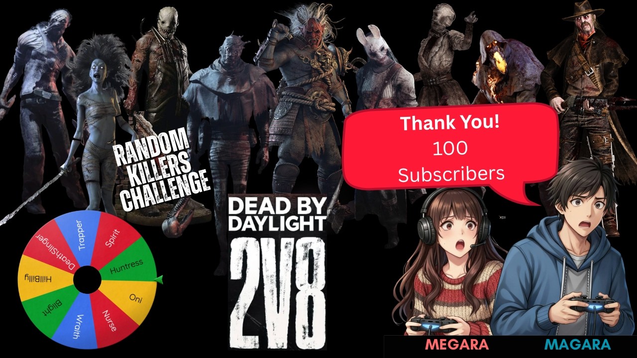 2v8 Random Killer Challenge | Dead by Daylight 🇨🇦🇯🇵