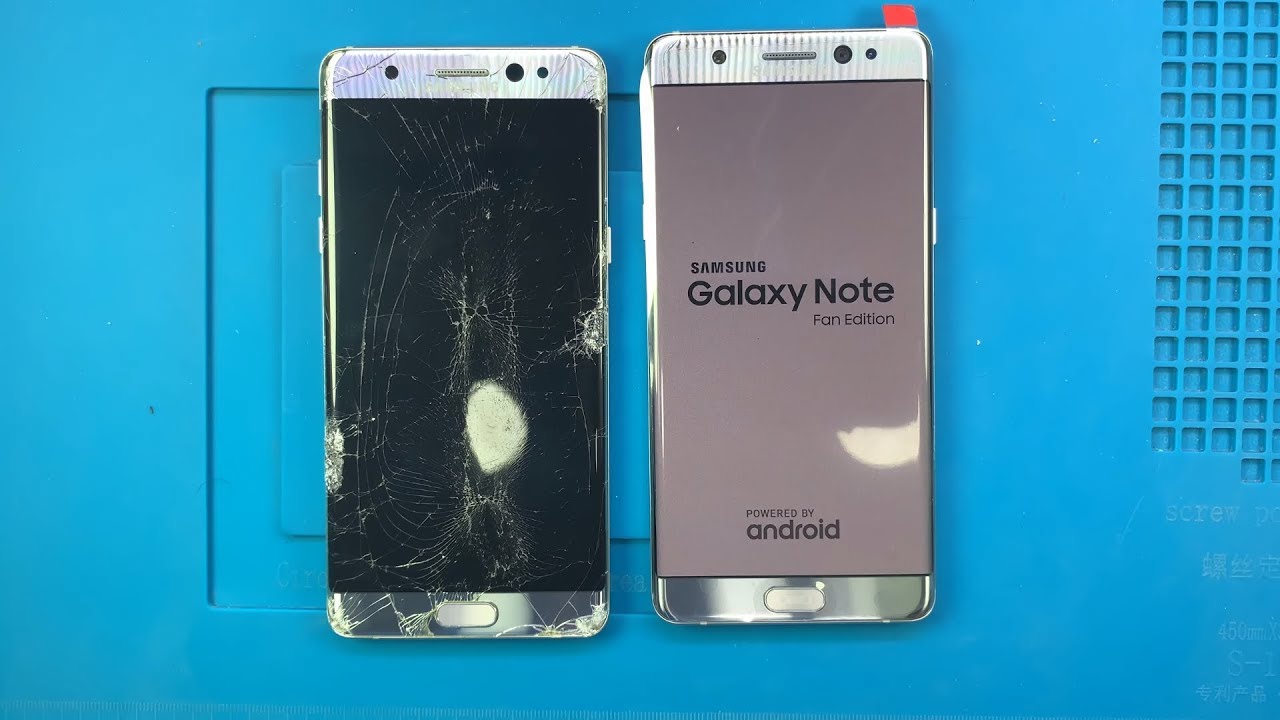 PARÇALANMIŞ !!! Samsung Galaxy Note Fan Edition Ekran Değişimi 🇹🇷 | SM-N935F #samsunggalaxynotefe