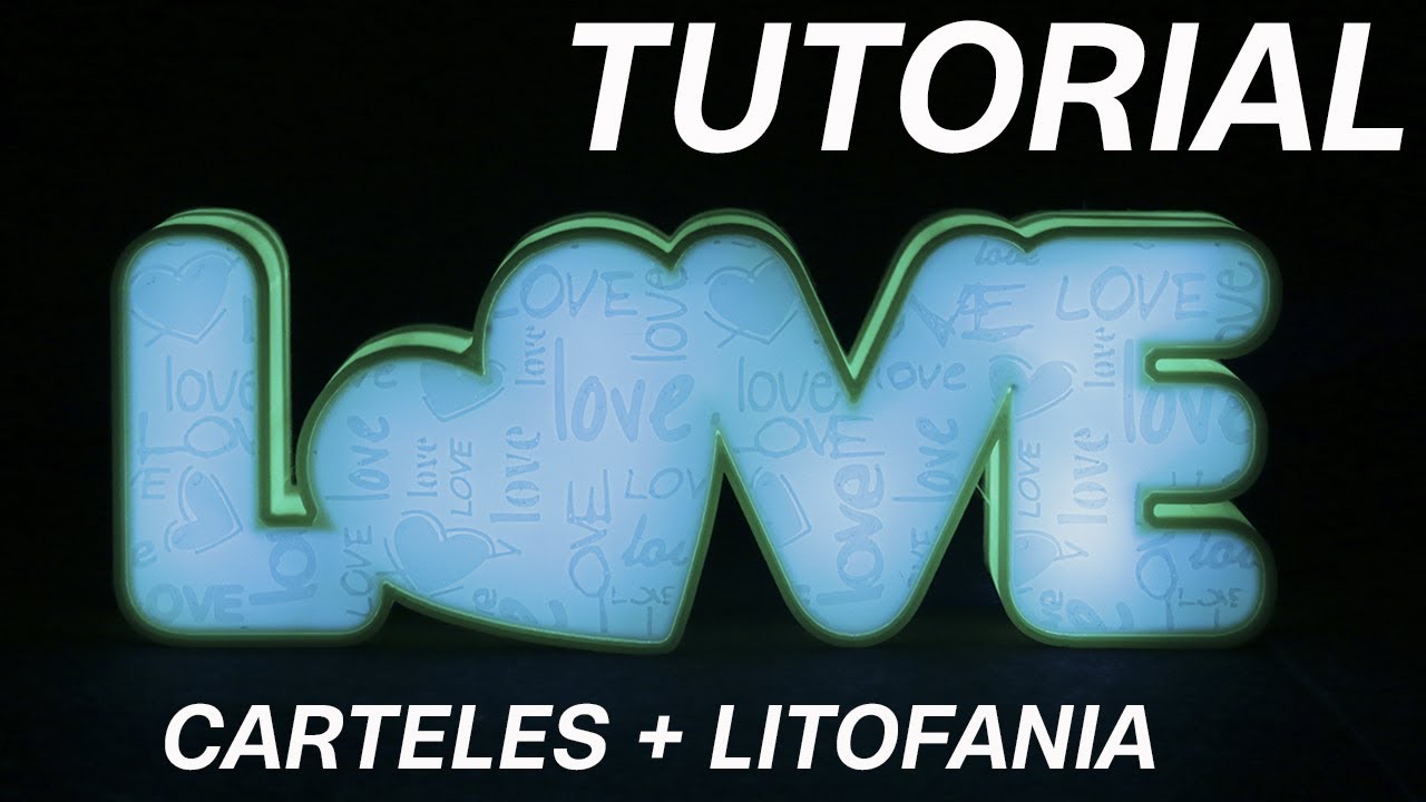 Luban3D Carteles con Litofania Incluida