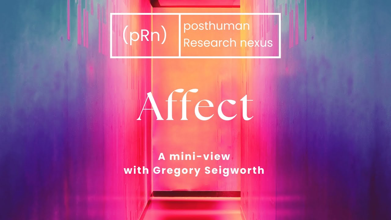 Affect: A mini-view with Gregory Seigworth