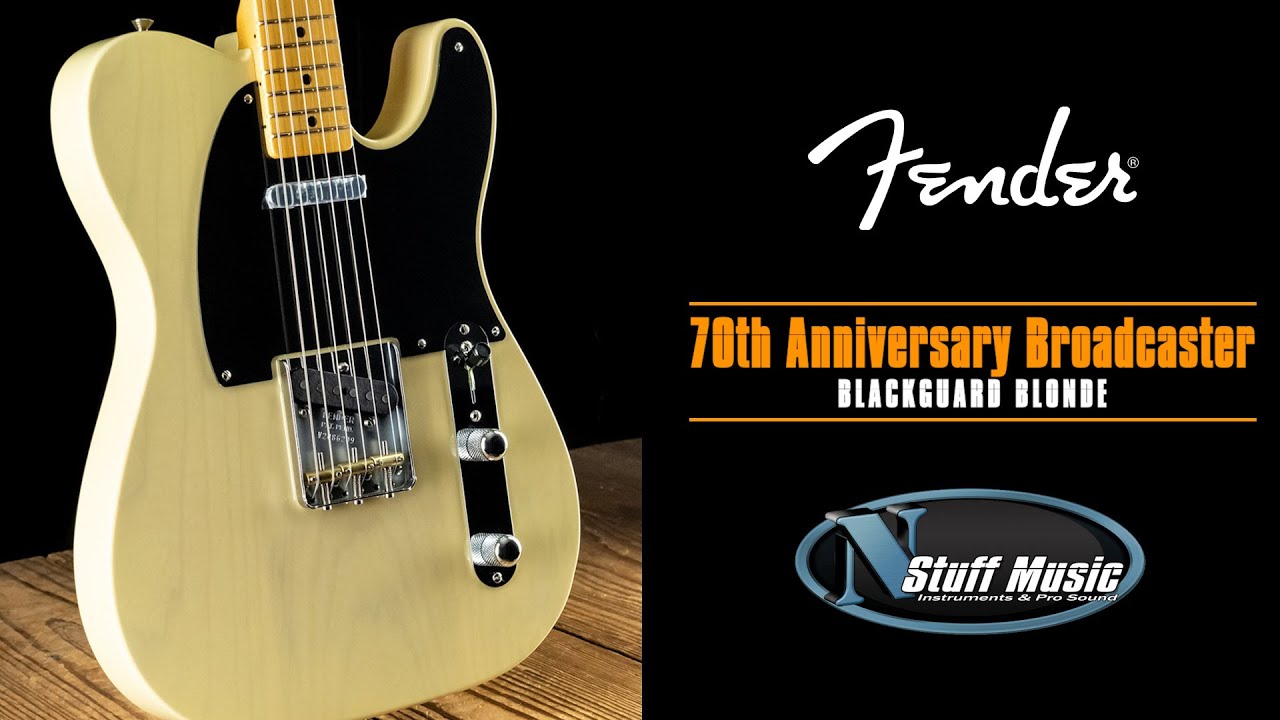 Fender 70th Anniversary Broadcaster - Blackguard Blonde - In-Depth Demo!