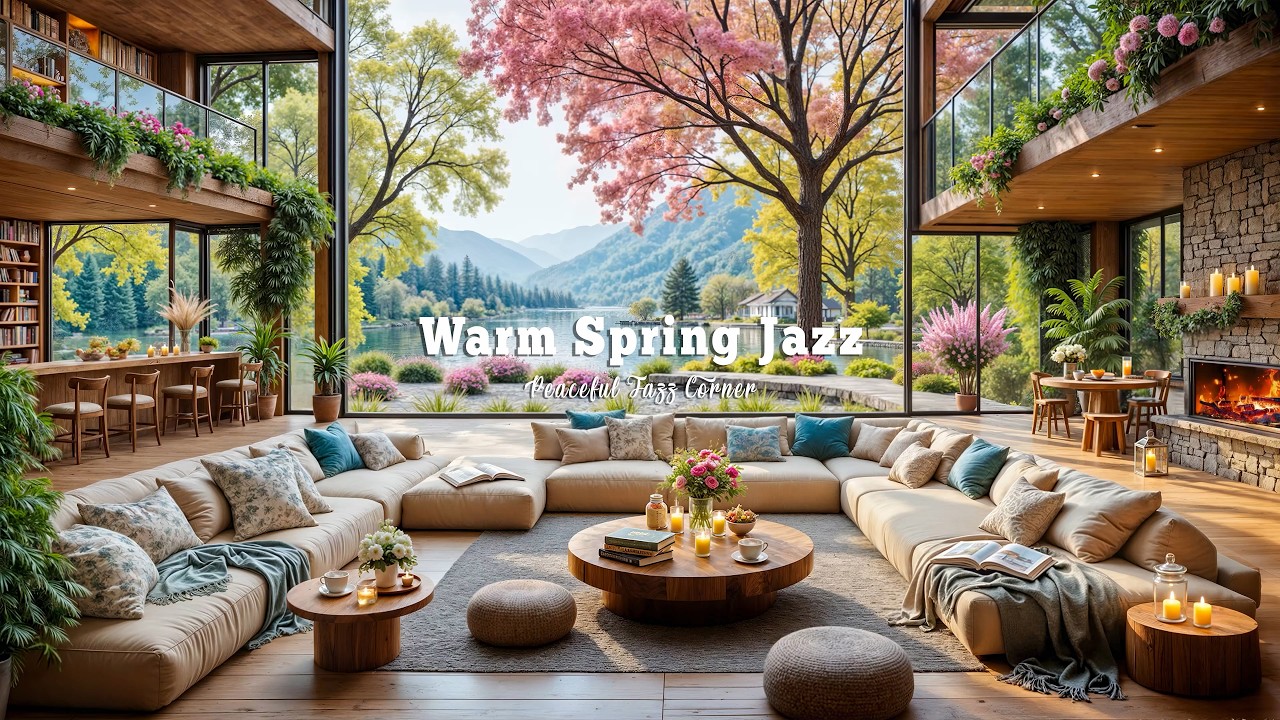 Warm Spring Jazz Music On February Morning | Relaxing Jazz Melody With Nature Sounds To Chill Out