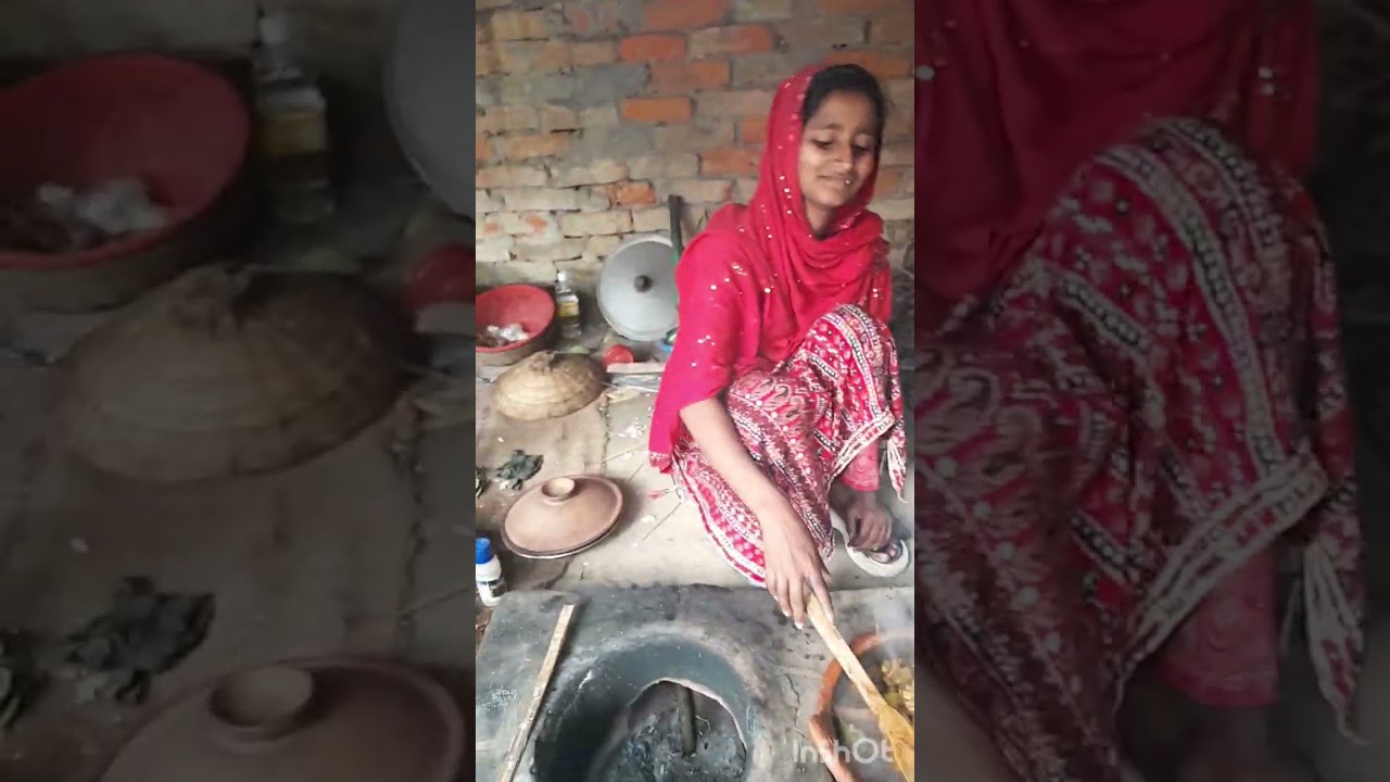 দেশি মুরগির মাংস রান্না করছি 