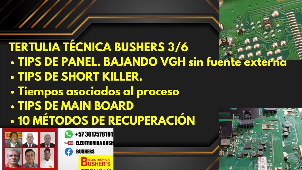 Tip prácticos Panel, Main y Short Killer Bushers parte 3. Tertulia semanal