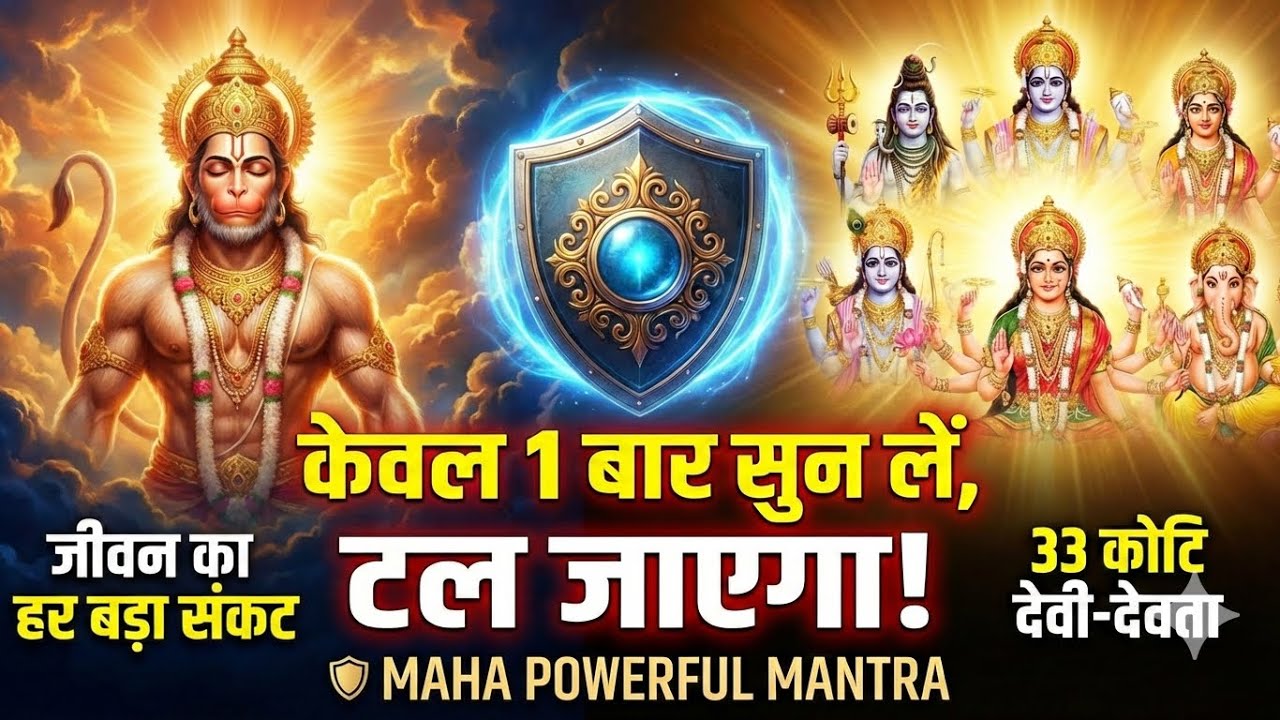 केवल 1 बार सुन लें, जीवन का हर बड़ा संकट टल जाएगा! 🛡️ 33 Koti Gods 