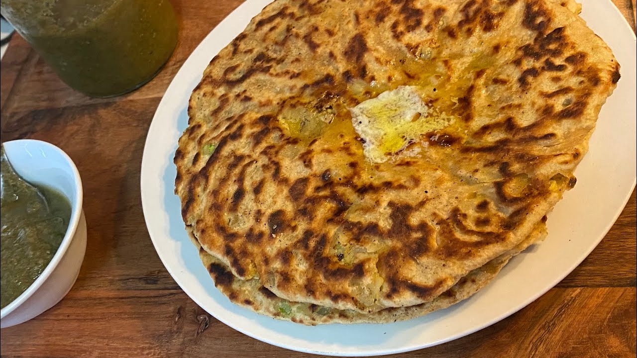 Just making Stuffed parañthas in breakfast #indian breakfast 🥞
