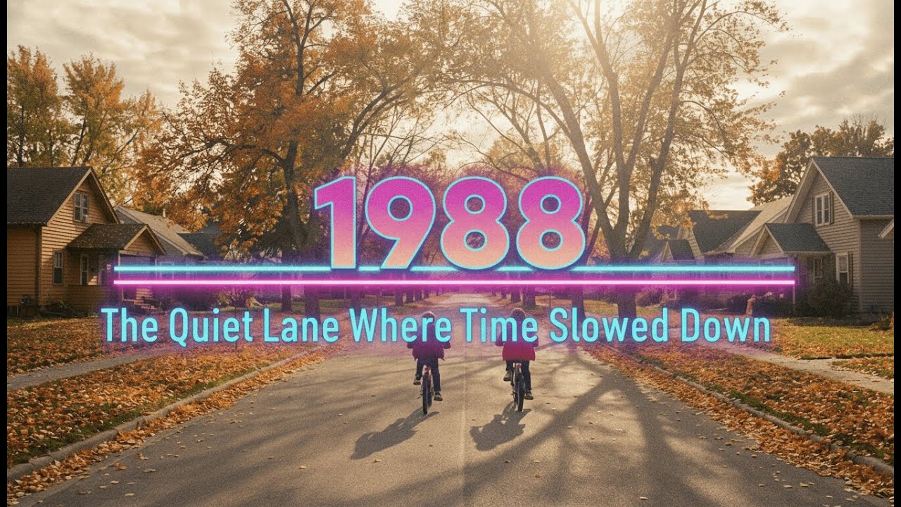 Назад в 1988 — Тихий переулок, где время замедлило бег | Retrowave • Synthwave • Тёплые 80-е