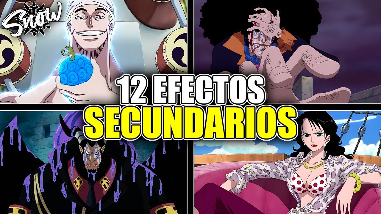 Frutas del Diablo con EFECTOS SECUNDARIOS | Explicación Completa