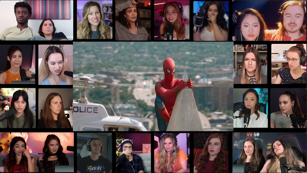 Spider-Man: Homecoming | Washington Monument Rescue | Reaction Mashup