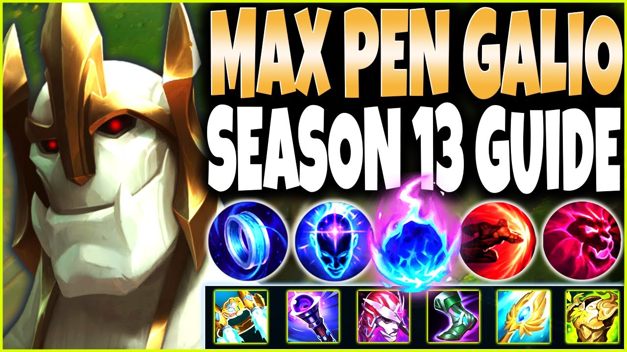 Max Damage Galio Build: SHOCKING Damage Output VS Season 13 Meta Picks!