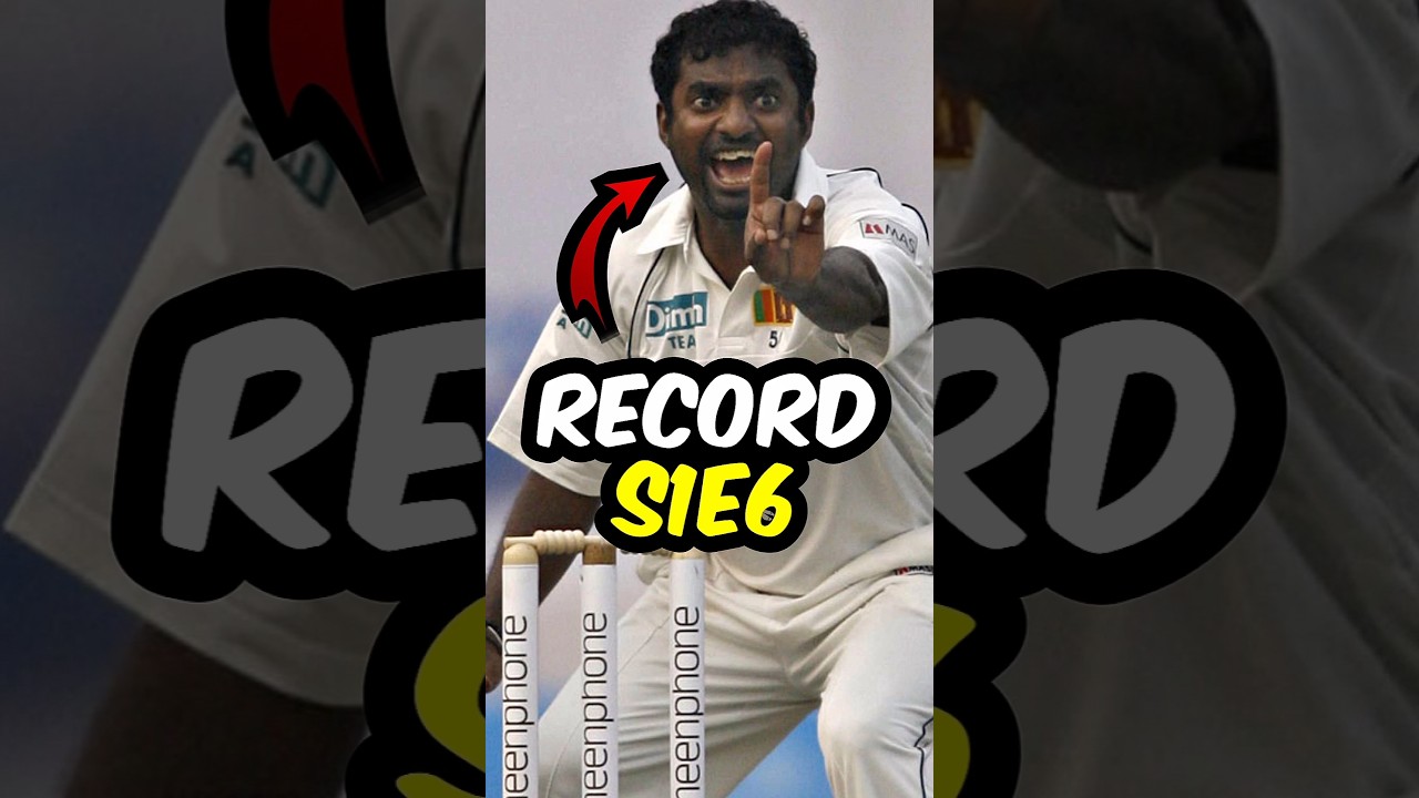 Muttiah Muralitharan's Unbelievable 800 Test Wickets 🏏🔥 | Cricket's Spin Wizard!