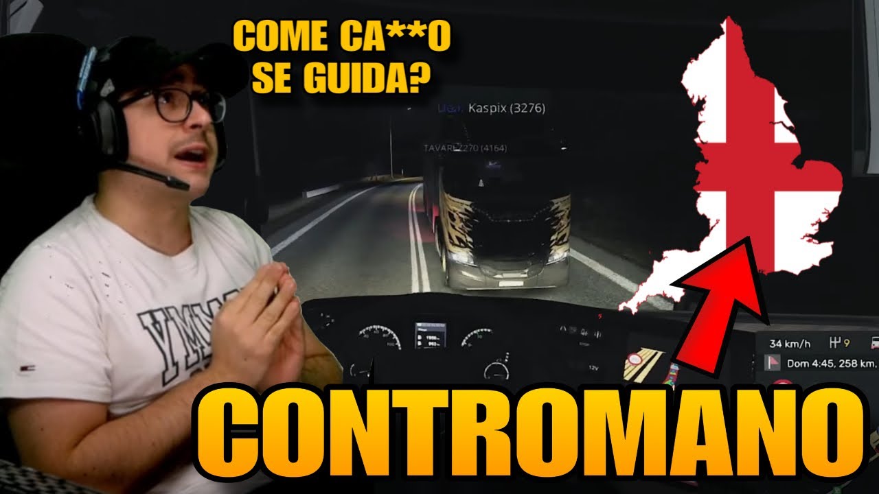 MATTEOHS IN CONTROMANO NELLE AUTOSTRADE INGLESI!! | Euro Truck Simulator 2 ITA
