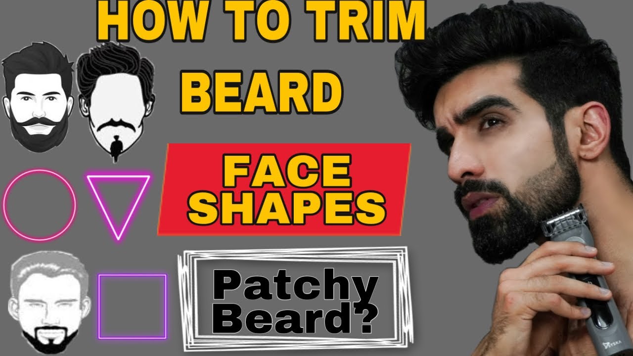 SET BEARD as per FACE SHAPE|PATCHY BEARD STYLES|हिन्दी| BEARD STYLES MEN |How to Trim beard|
