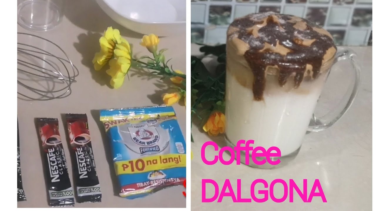Dalgona Coffee in an easiest way with out mixing machine and cheapest ingredients