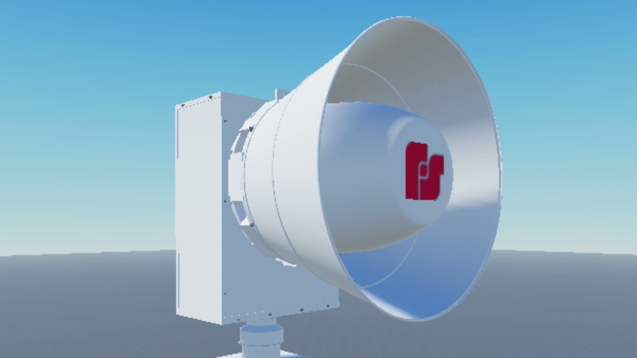 Theoretical 8/12 2001-130 Tornado Siren Hi-Lo/Alternate Steady