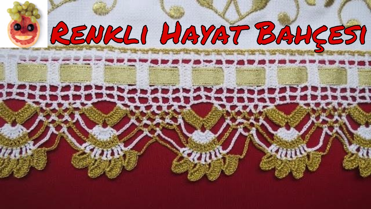 Dantel Havlu Kenarı Yapılışı  -  Detaylı Anlatım