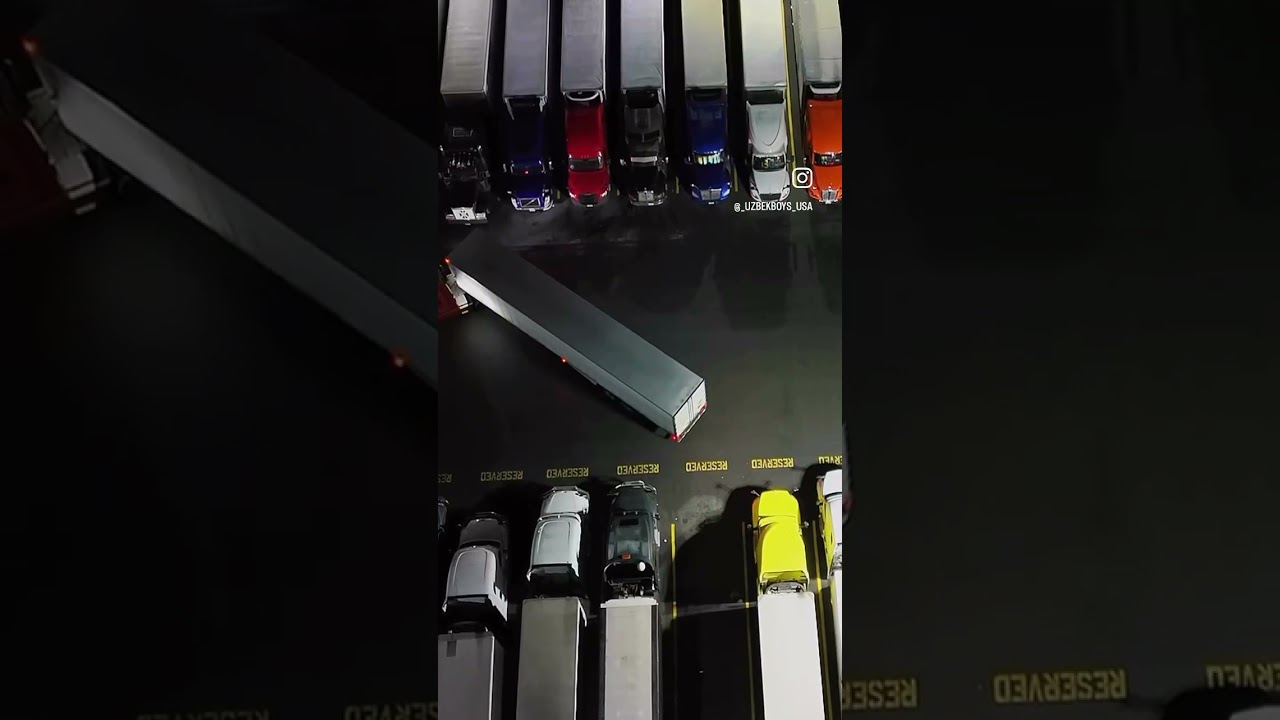 45 Degrees Backing #truckdrivers #trucking