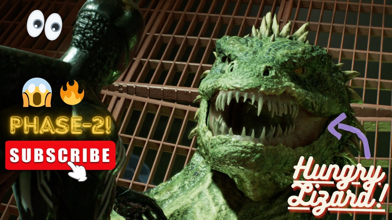 Spiderman vs The LIZARD (Phase-2) I Marvel's Spider Man 2