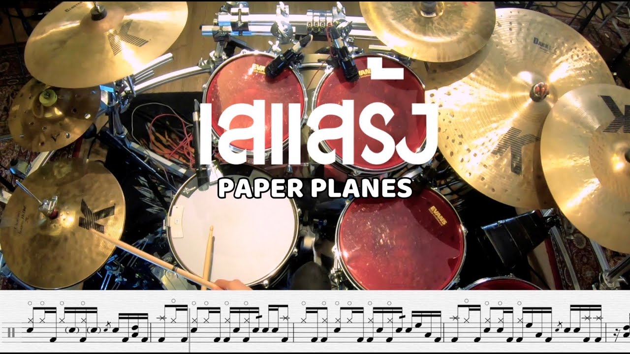 ตีกลอง เพลงเสแสร้ง (Pretend) Feat. MOON - Paper Planes [พร้อมโน้ตกลอง]