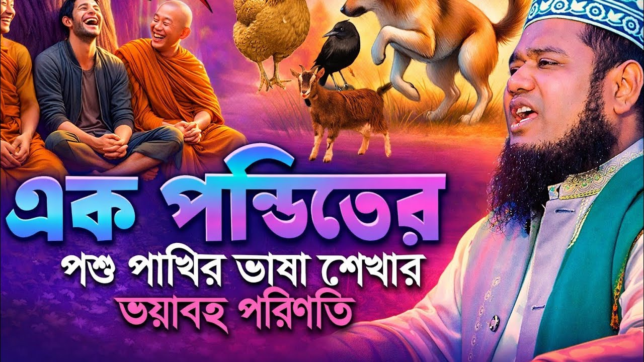 এক পন্ডিতের পশু পাখির ভাষা শেখার ভয়াবহ পরিণতি।। ক্বারী রুহুল আমিন সিদ্দিকী 