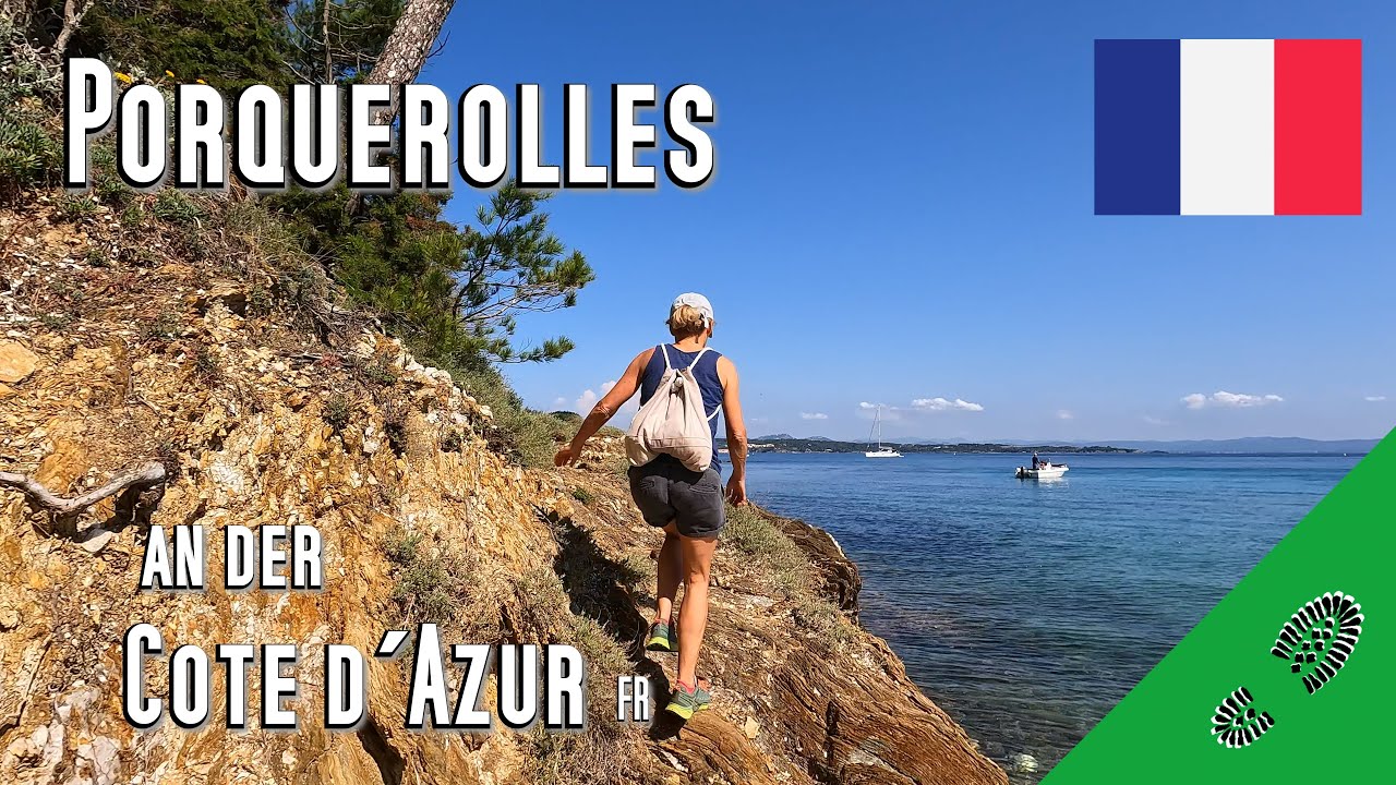 Wanderung: Insel Porquerolles, die Perle der Cote d´Azur. 16,5km um den westlichen Inselteil. TOP