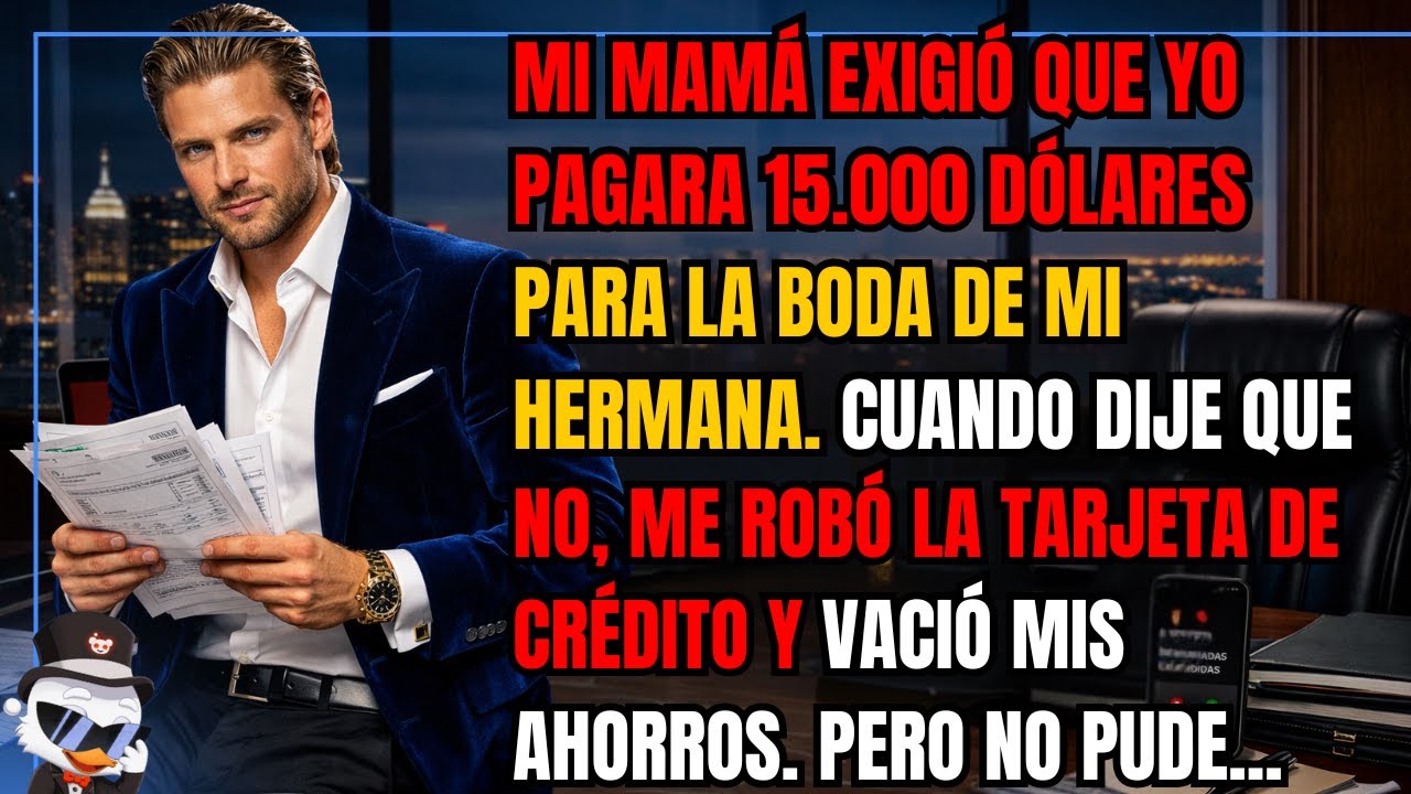 Mi mamá exigió que yo pagara 15.000 dólares para la boda de mi hermana. Cuando dije que no, me...