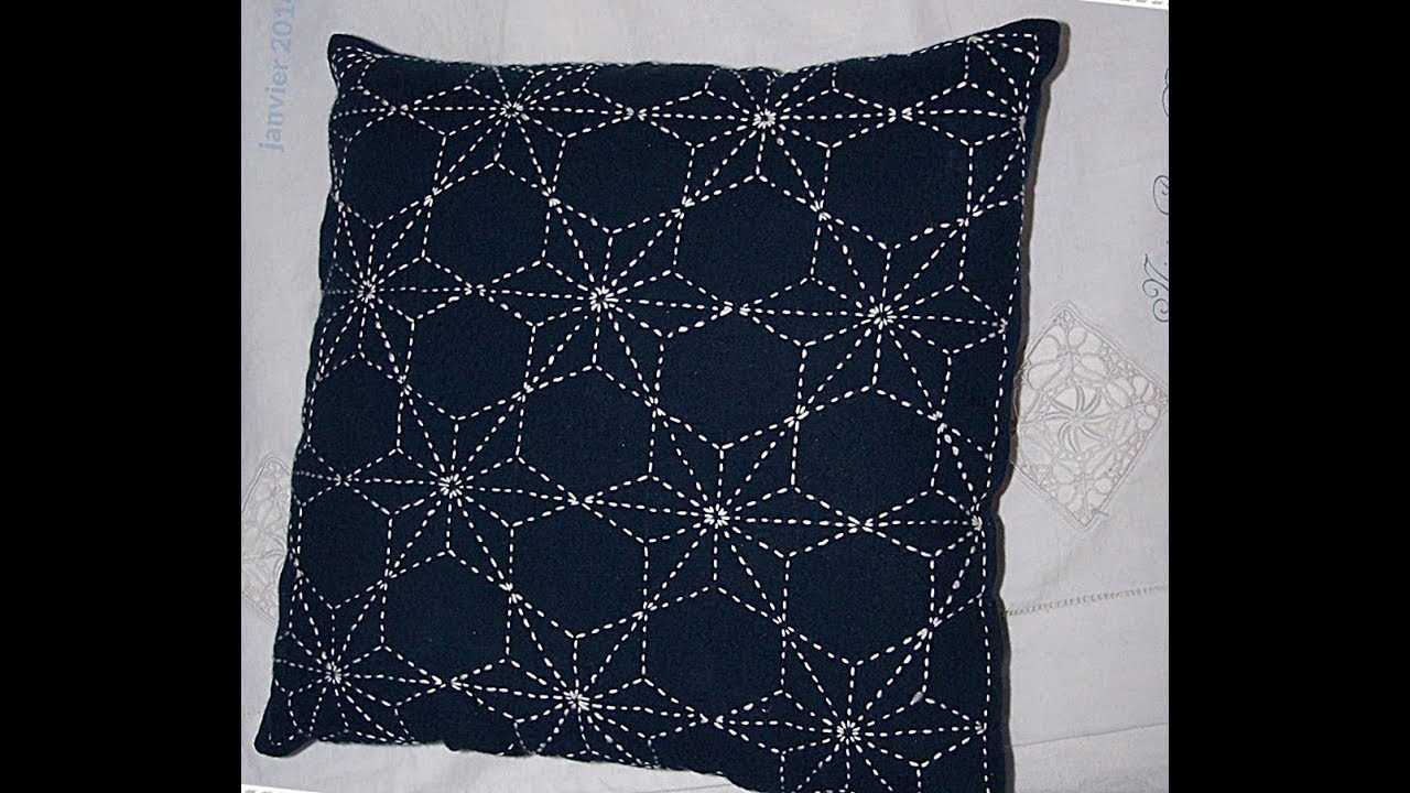 Sashiko Embroidery // Quilt Design Tutorial-26- For Very Beginners #nakshi katha  নকশা কাঁথা