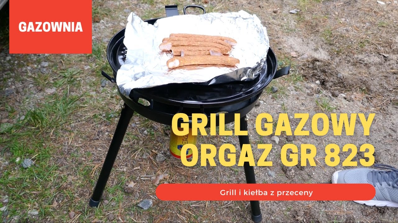 Grill gazowy na kartusze Orgaz GR 823