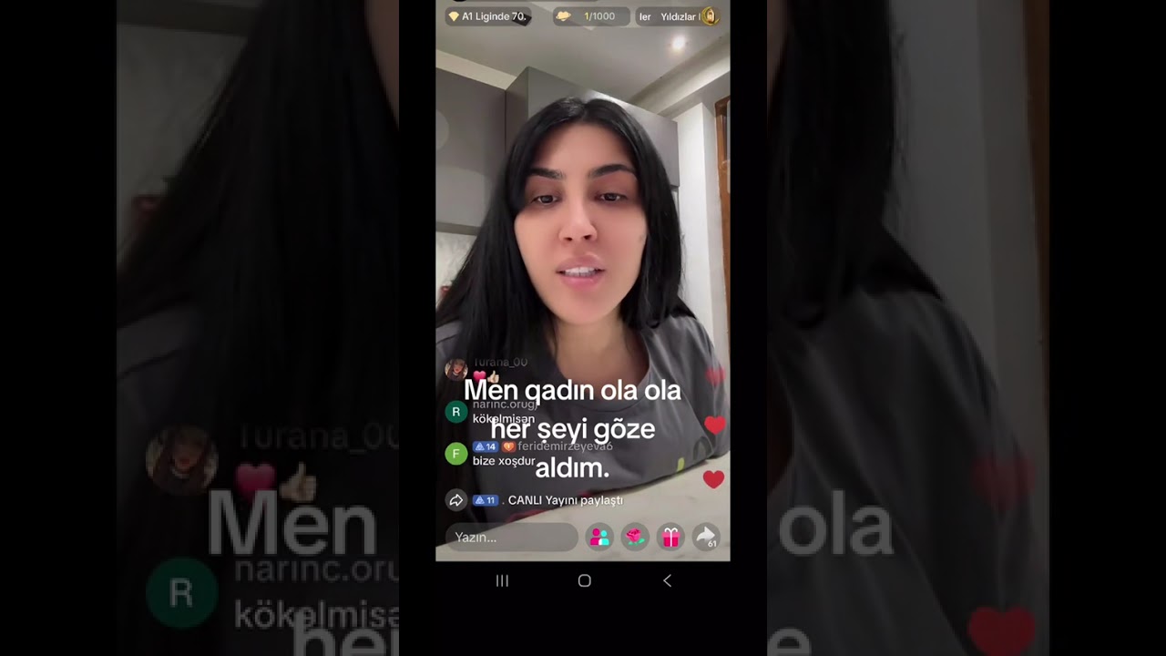 Men Qadin Ola Ola Her Seyi Goze Aldim - Leman TikTok Official