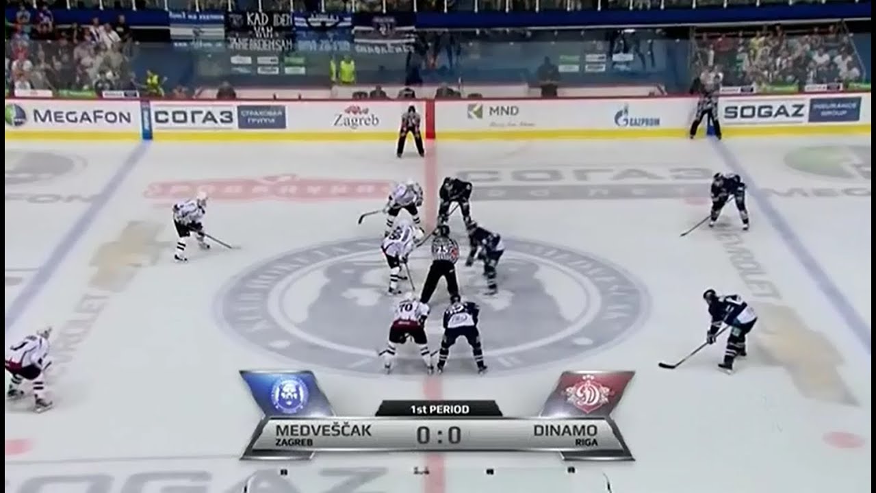 Медвешчак - Динамо Рига      КХЛ-2013/14