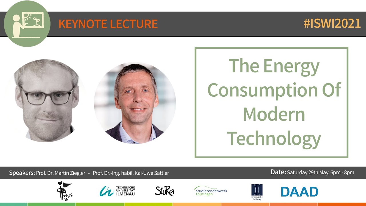 ISWI 2021 - Keynote Lecture: The Energy Consumption of Modern Technology